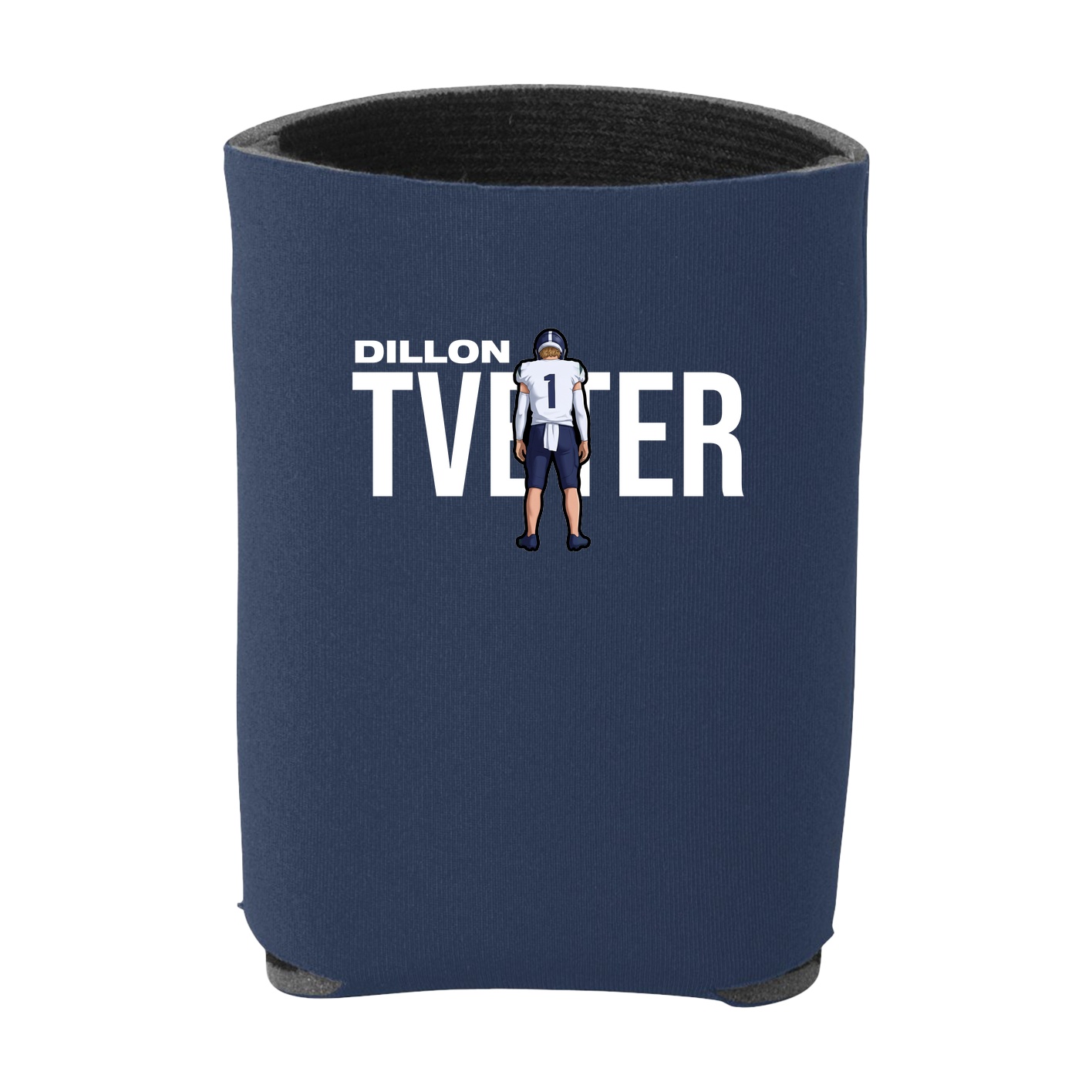 Can Holder — Player Name in Navy