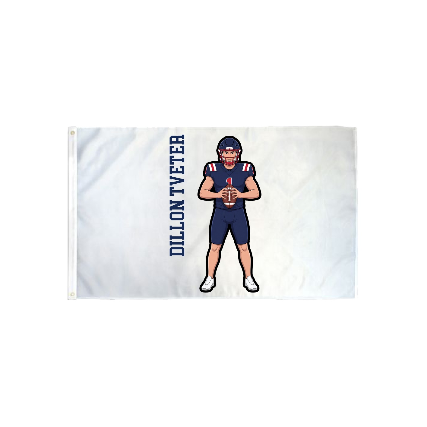 3x5 Flag — Name Vertical in Classic