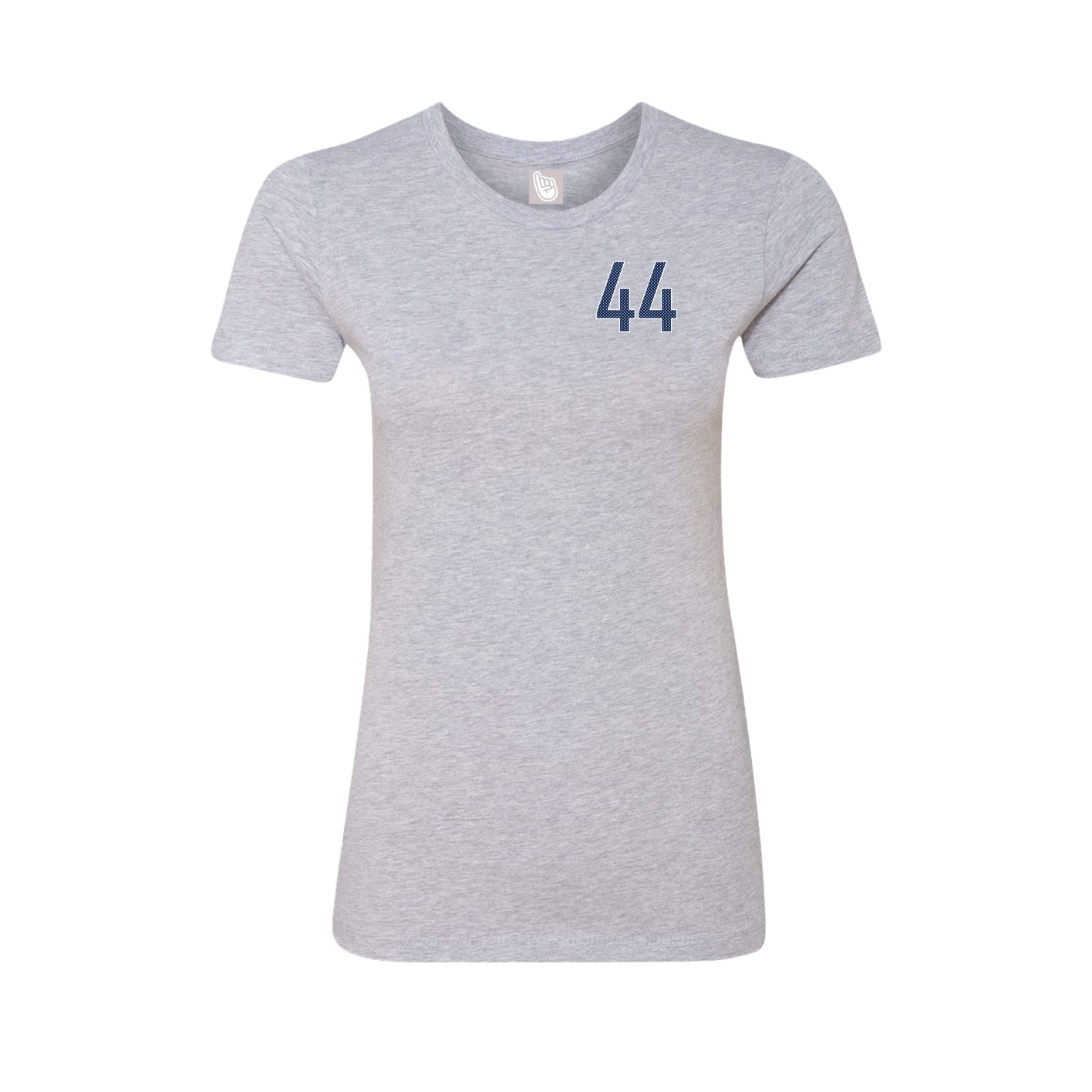 Fitted Women's Tee — Front Shirsy in Grey