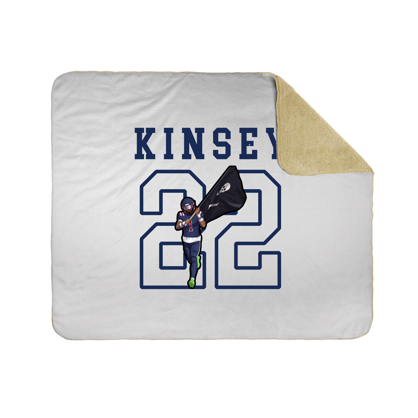 Throw Blanket — Shirsey in White