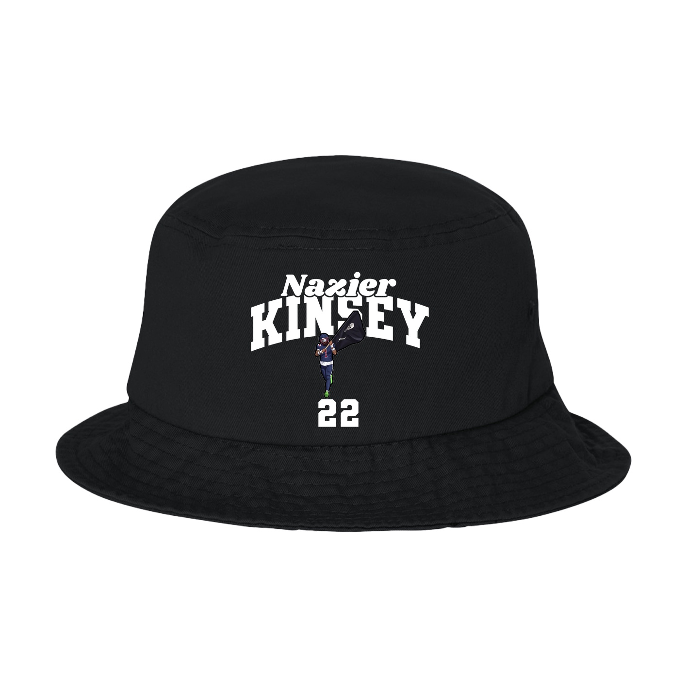 Bucket Cap — Signature Arch in Black