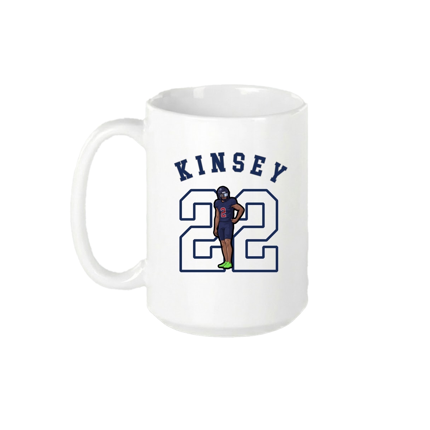 15oz Coffee Mug — Shirsey Arch in White