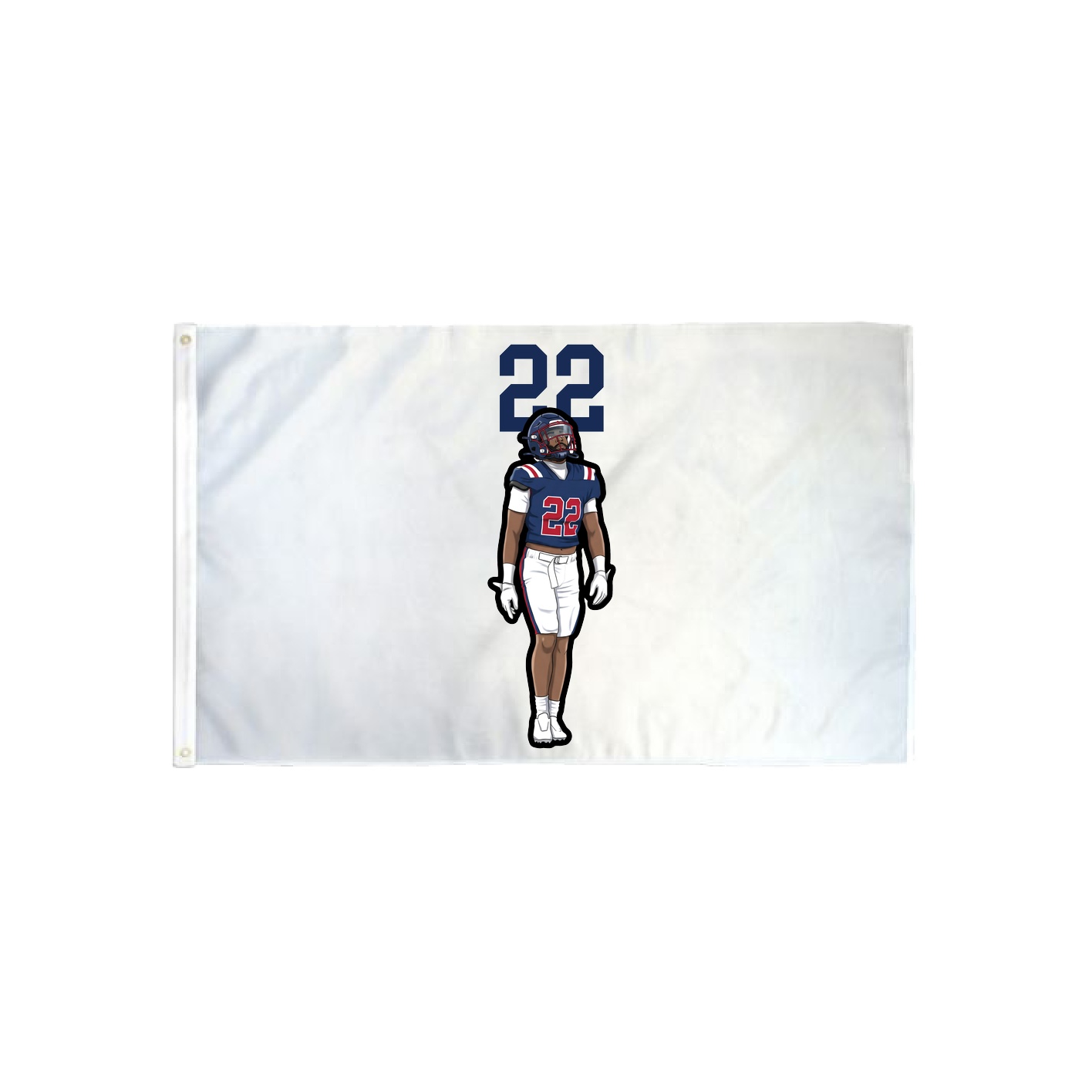 3x5 Flag — Number Top in Classic