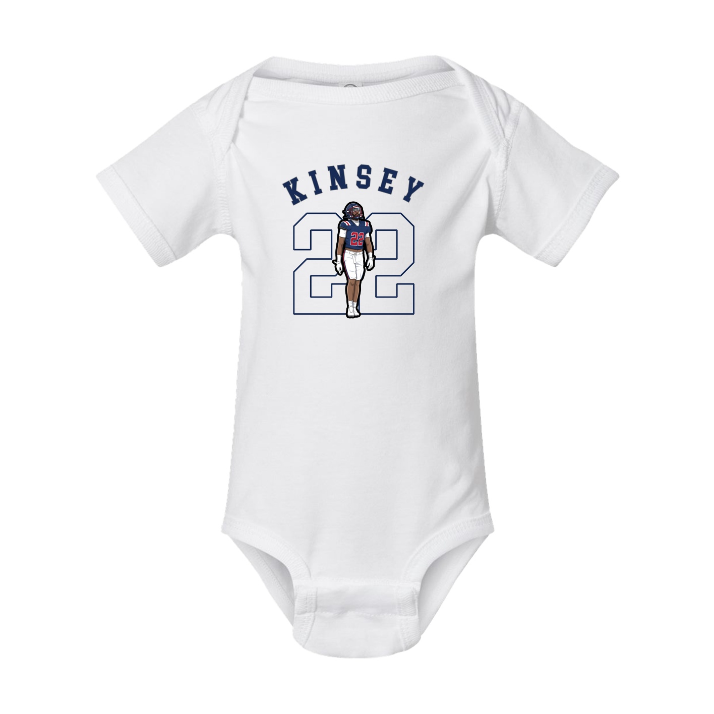 Baby Onesie — Shirsey Arch in White