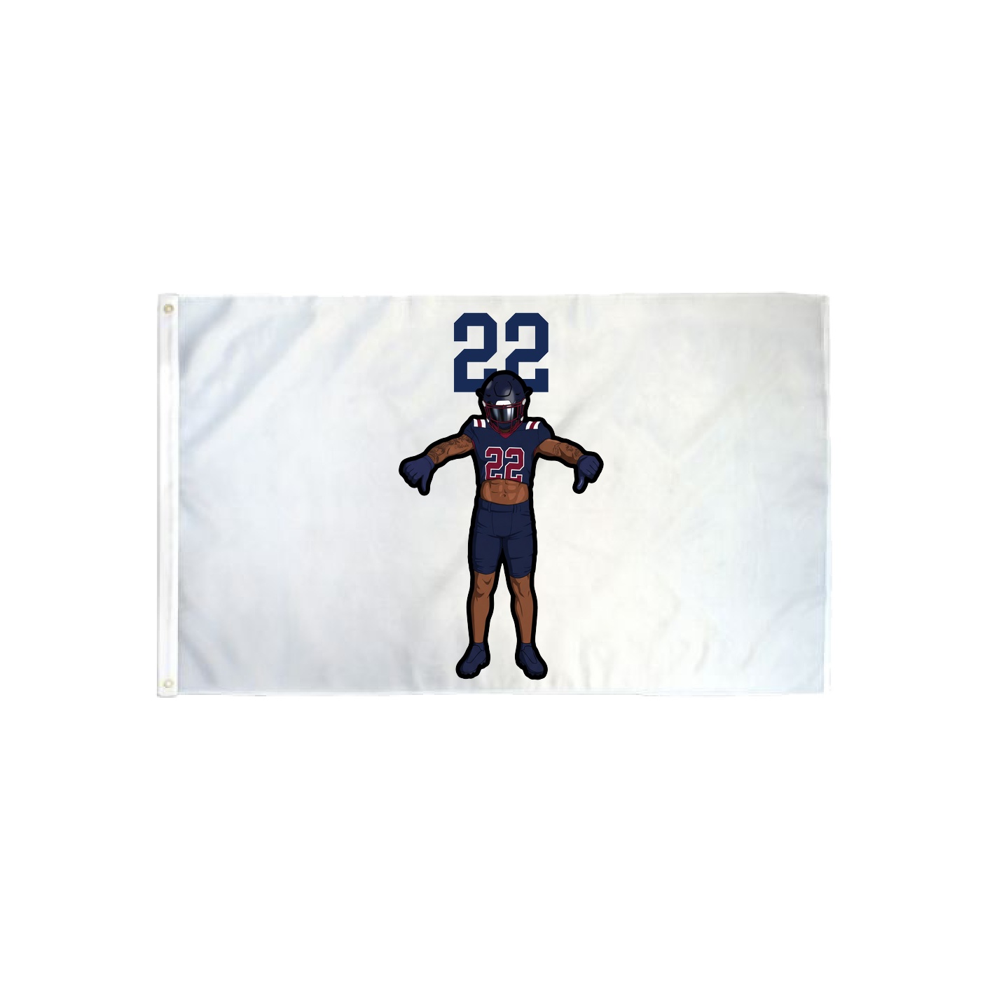 3x5 Flag — Number Top in Classic