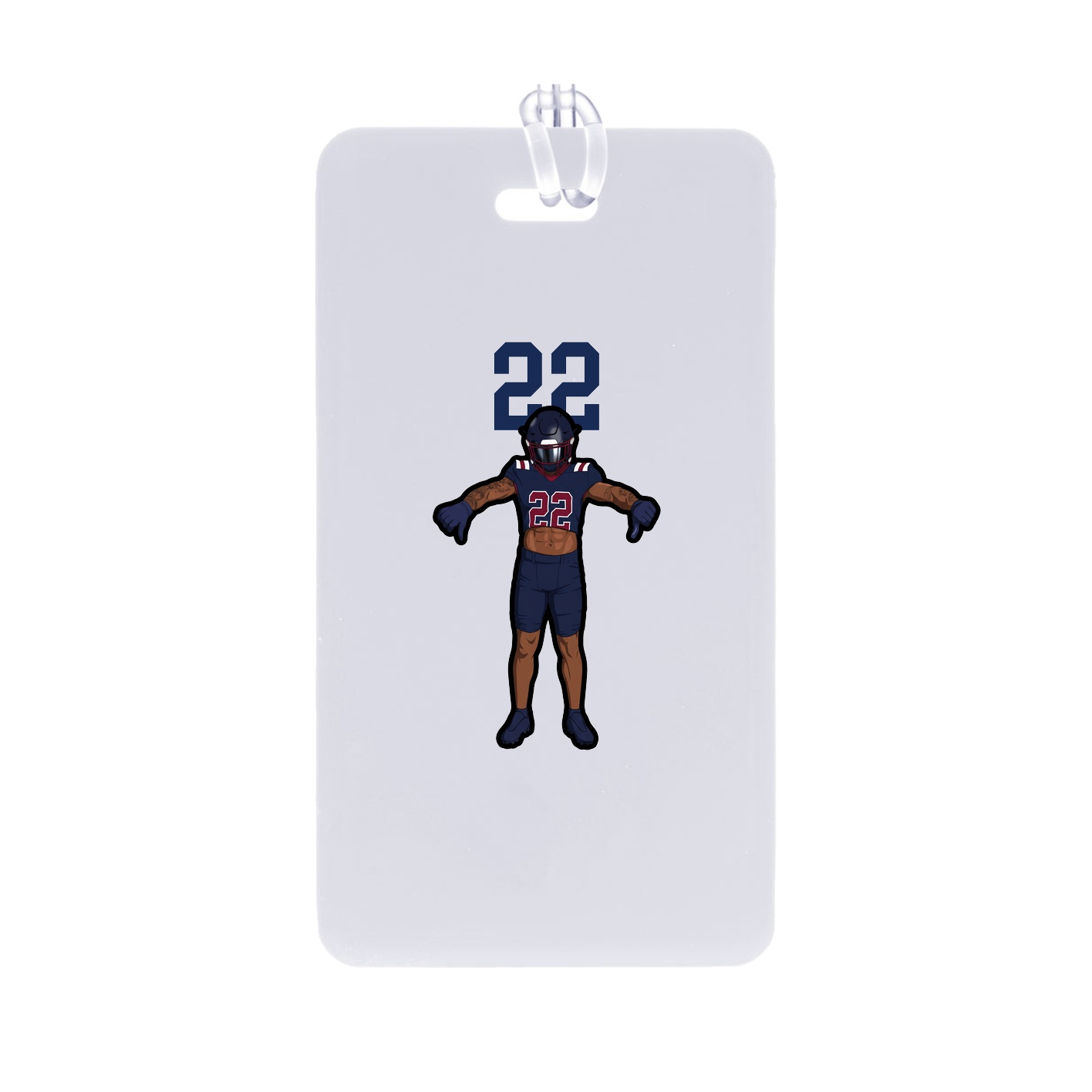 Bag Tag — Number Top in Classic