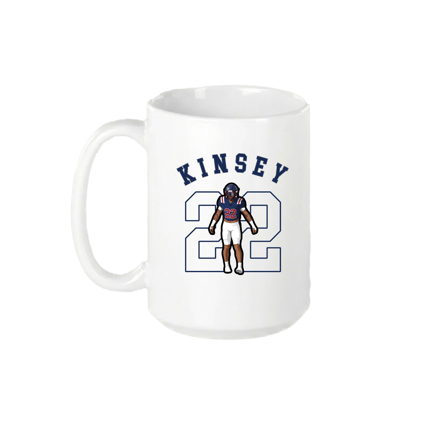 15oz Coffee Mug — Shirsey Arch in White
