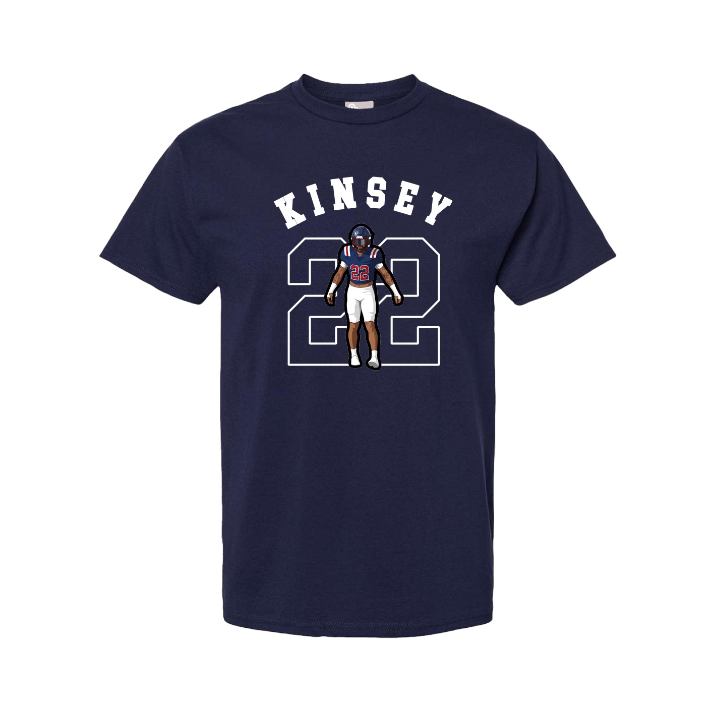Youth Tee — Shirsey Arch in Navy
