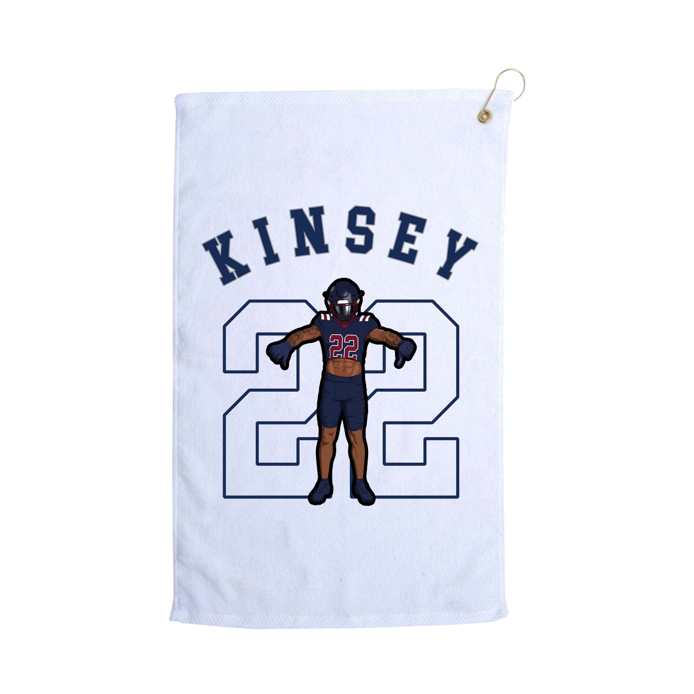 Golf Towel — Shirsey Arch in White