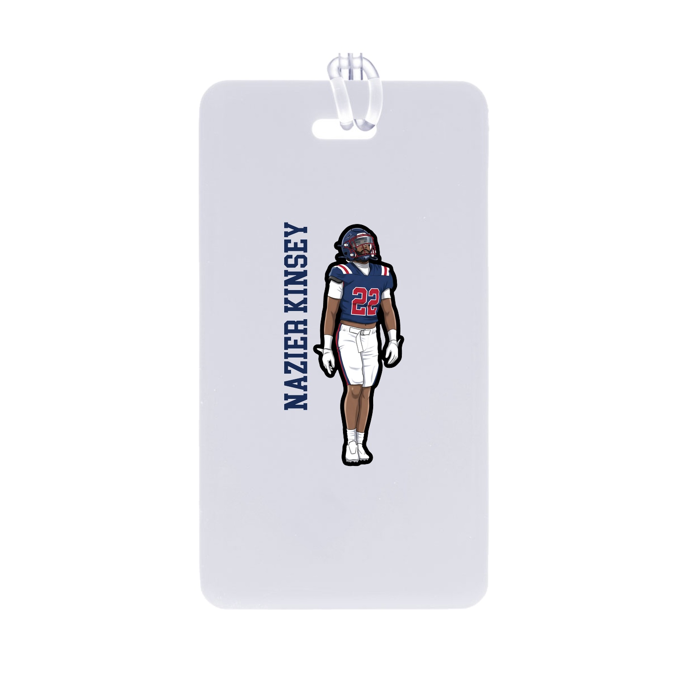 Bag Tag — Name Vertical in Classic