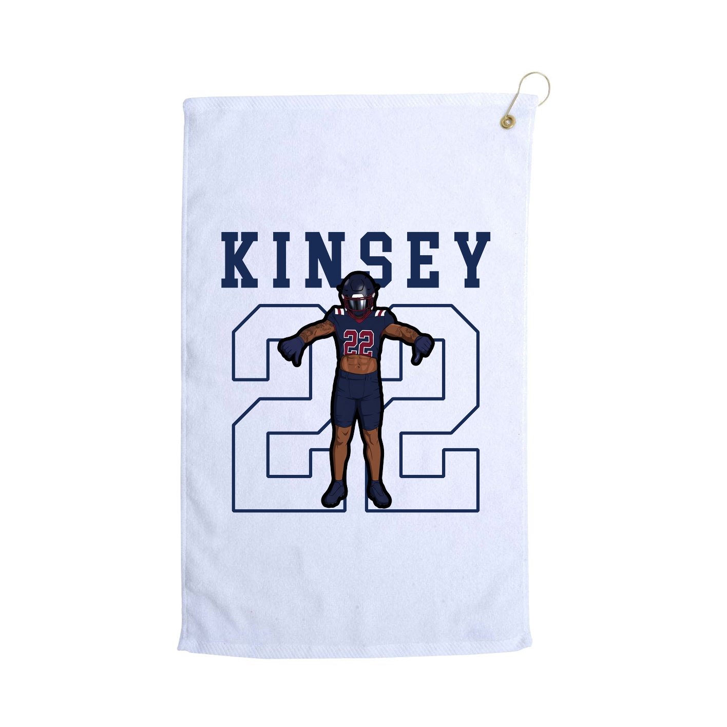 Golf Towel — Shirsey in White