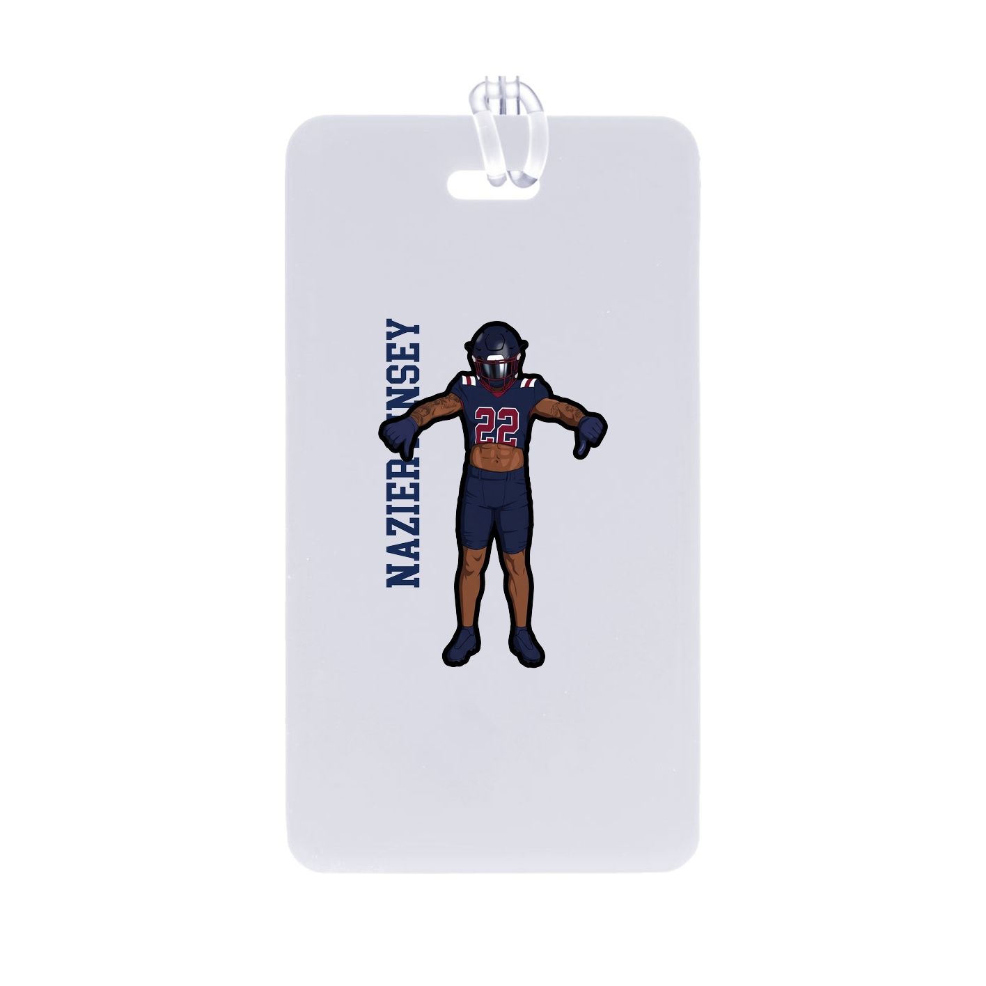 Bag Tag — Name Vertical in Classic