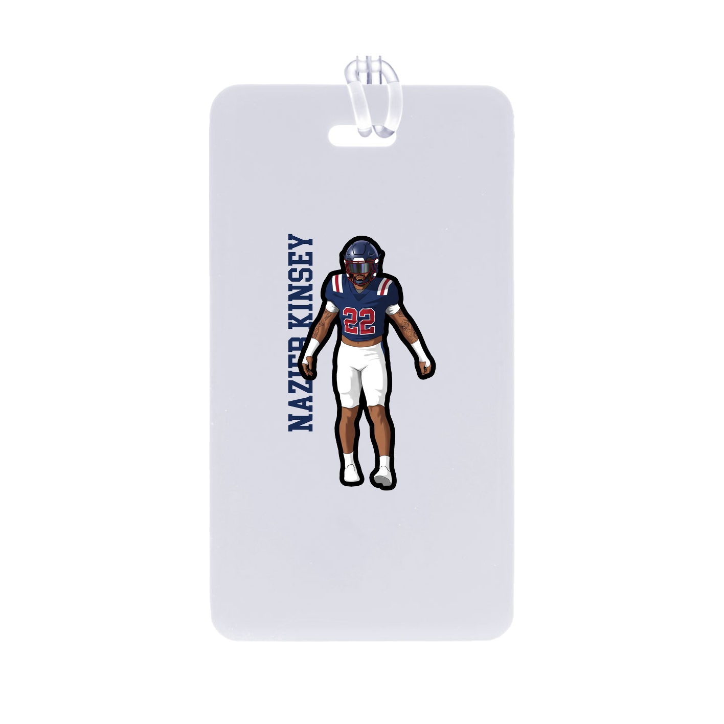 Bag Tag — Name Vertical in Classic