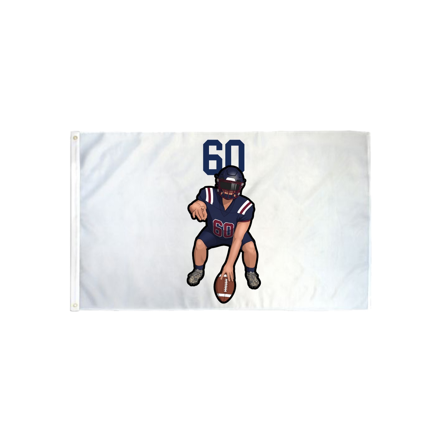 3x5 Flag — Number Top in Classic