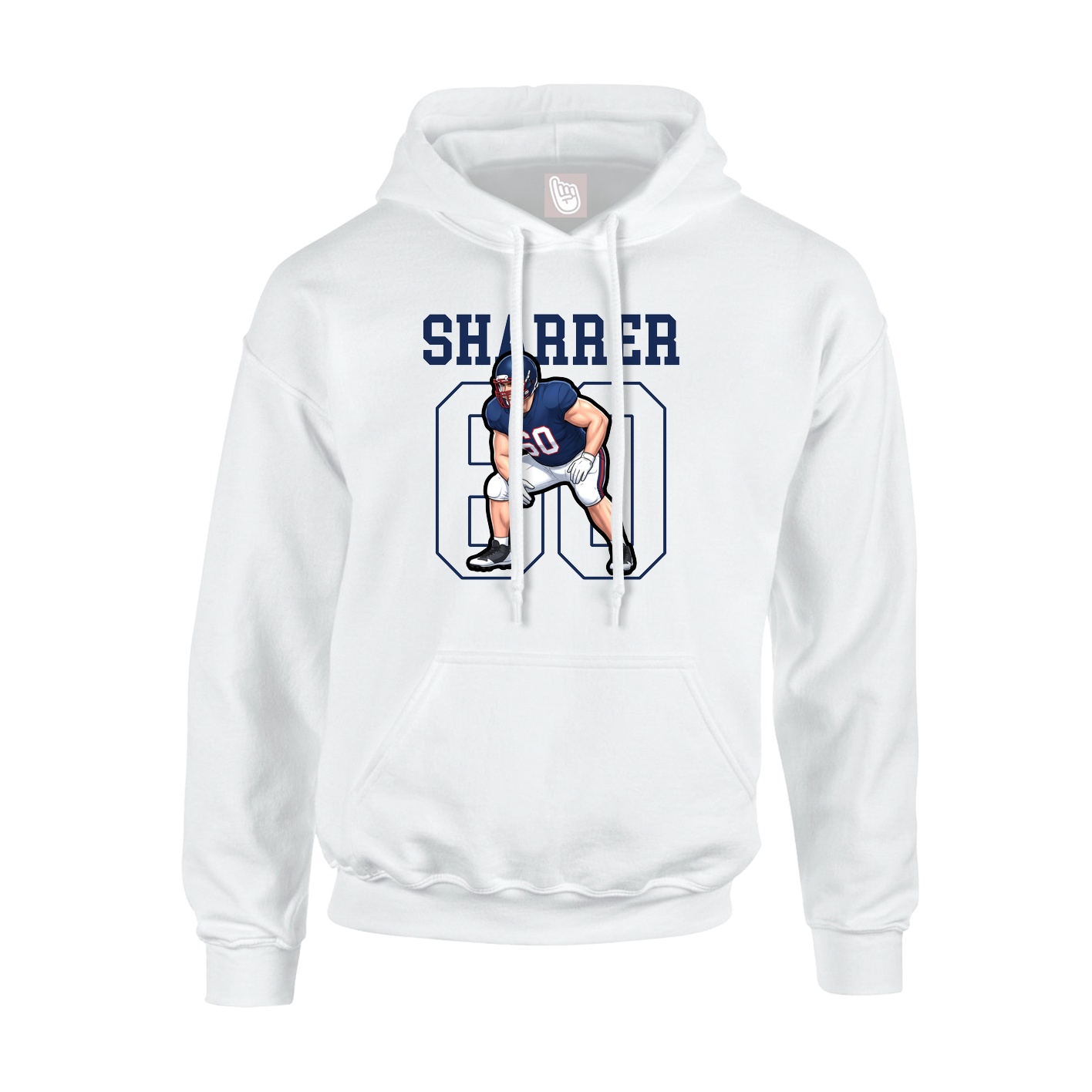 Hoodie — Shirsey in White