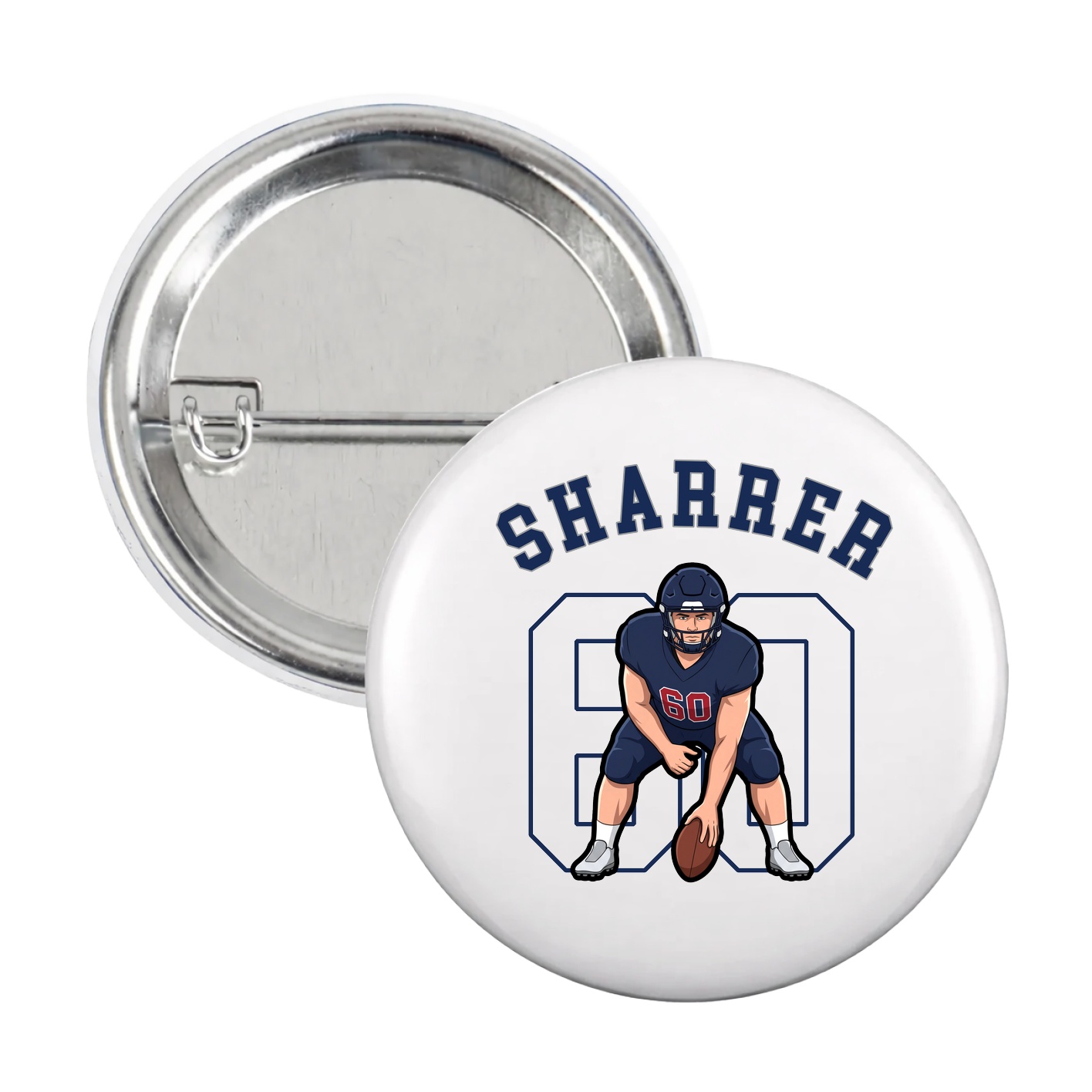 Game Day Button — Shirsey Arch in White