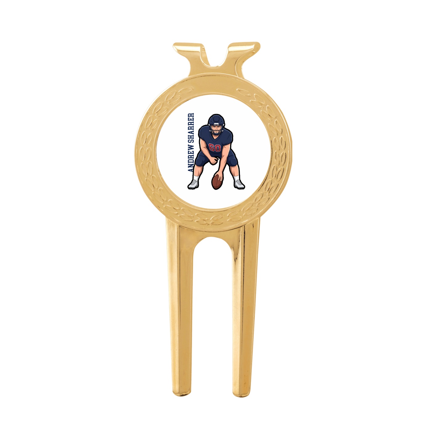 Divot Tool with Ball Marker — Name Vertical in Classic