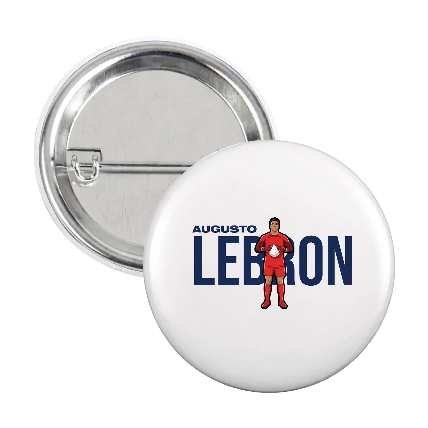 Game Day Button — Player Name in White