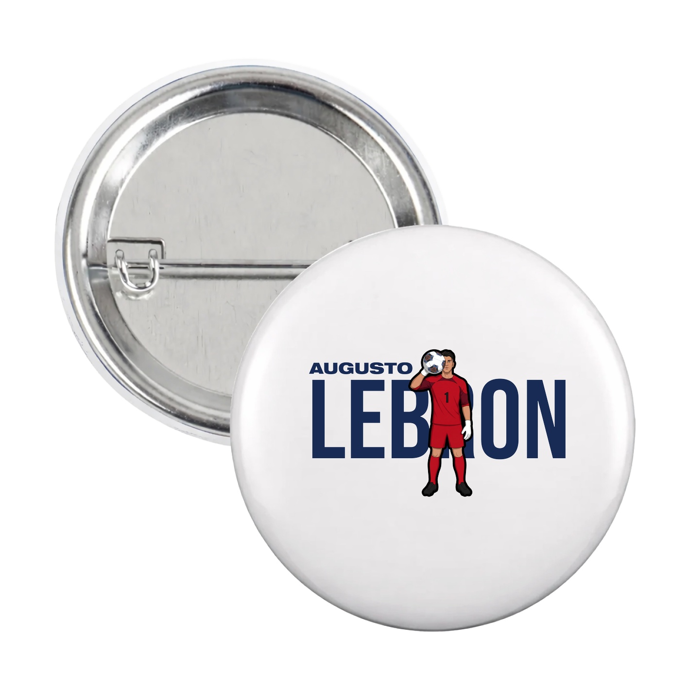 Game Day Button — Player Name in White
