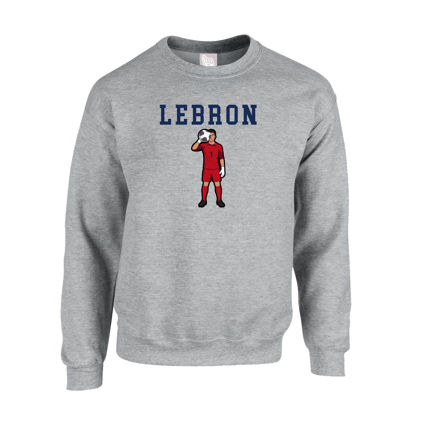 Fleece Crew — Shirsey in Grey