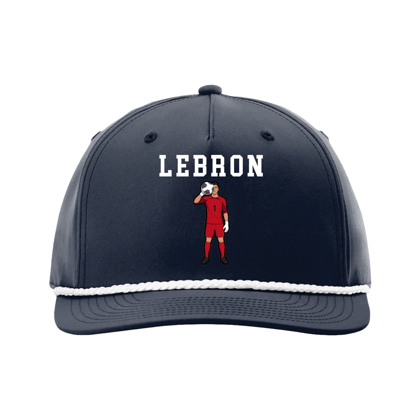 Five-Panel Classic Rope Cap — Shirsey in Navy