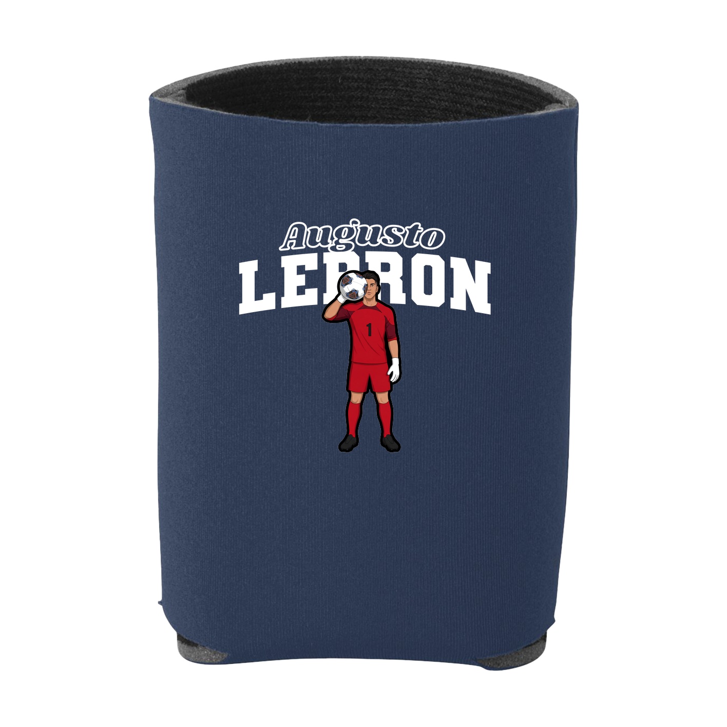 Can Holder — Name Arch in Navy