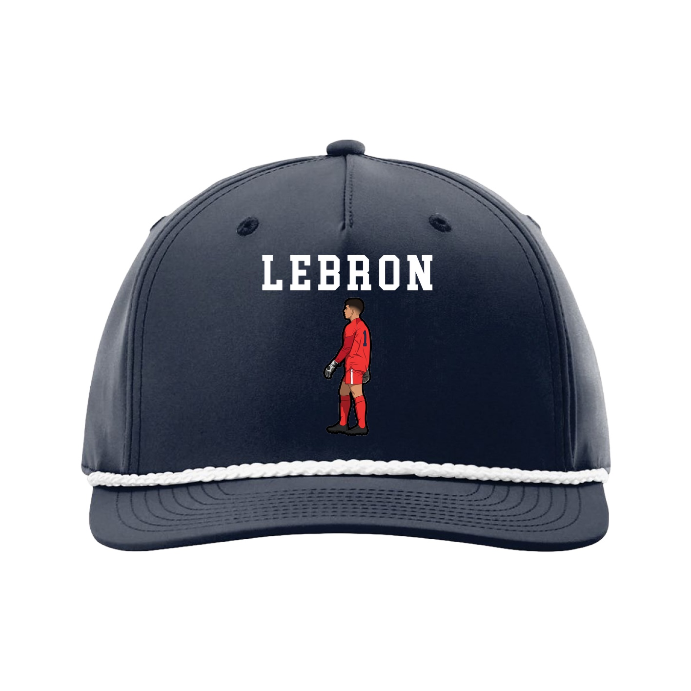 Five-Panel Classic Rope Cap — Shirsey in Navy