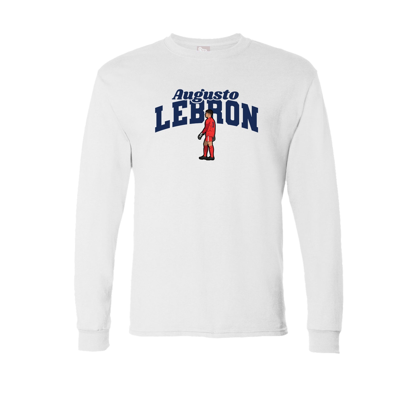 Long Sleeve Tee — Signature Arch in White