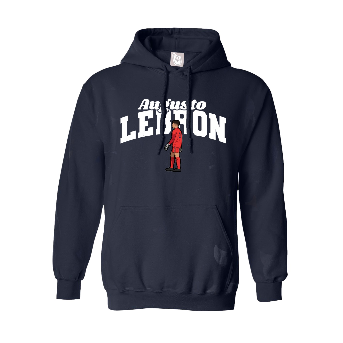Youth Hoodie — Signature Arch in Navy