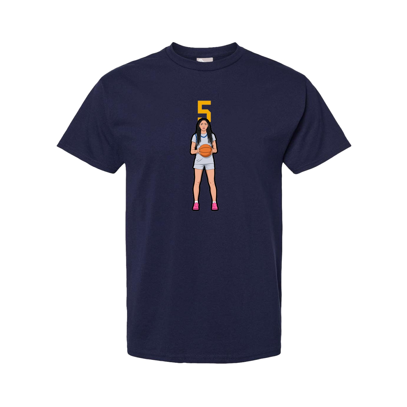 Tee — Number Top in Navy