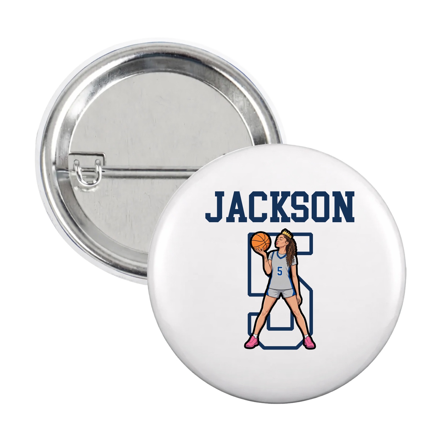 Game Day Button — Shirsey in White