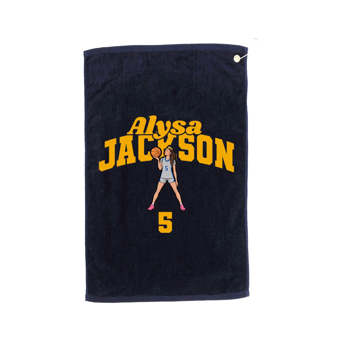 Golf Towel — Signature Arch in Navy