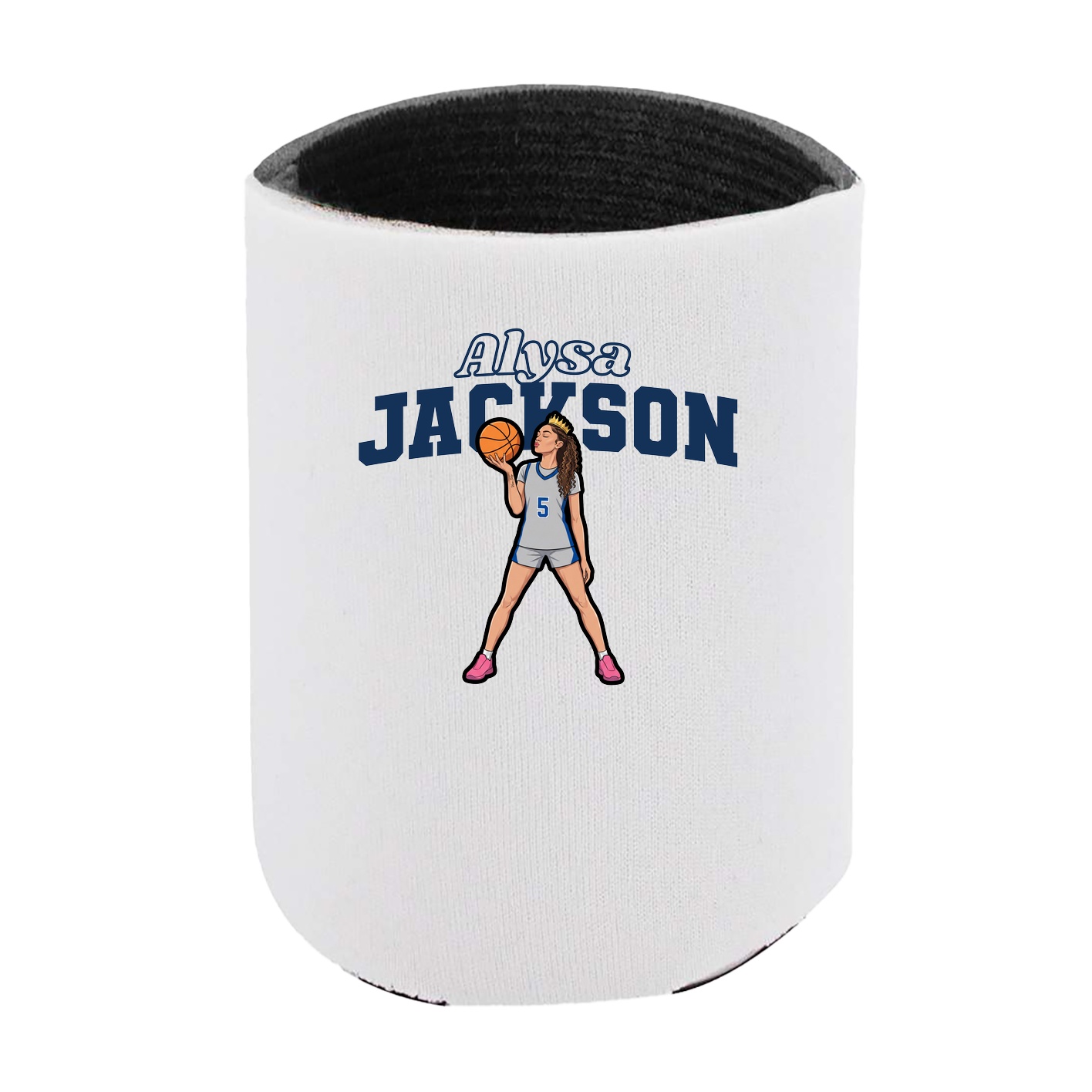 Can Holder — Name Arch in White