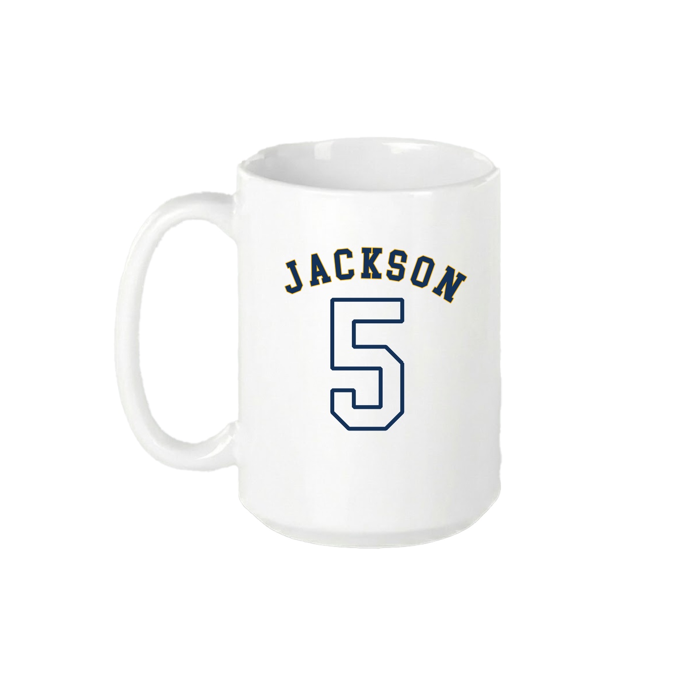 15oz Coffee Mug — Shirsey Arch in White