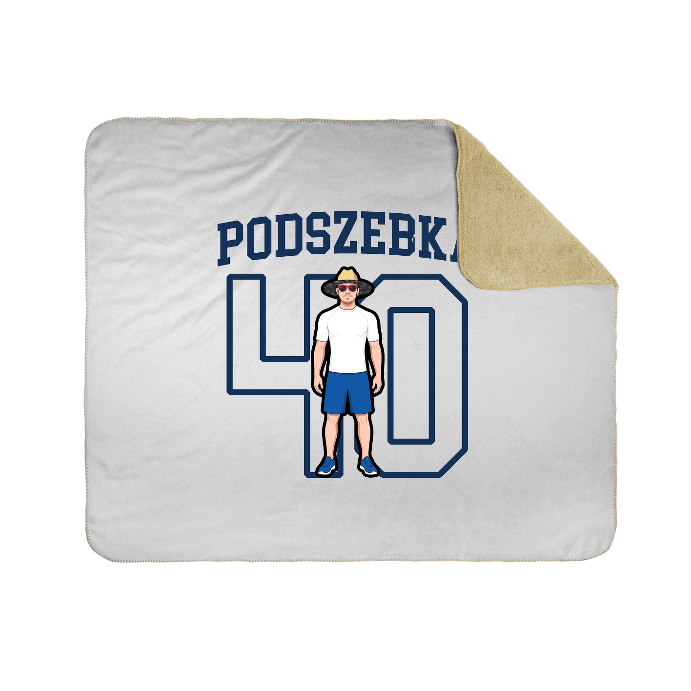 Throw Blanket — Shirsey in White