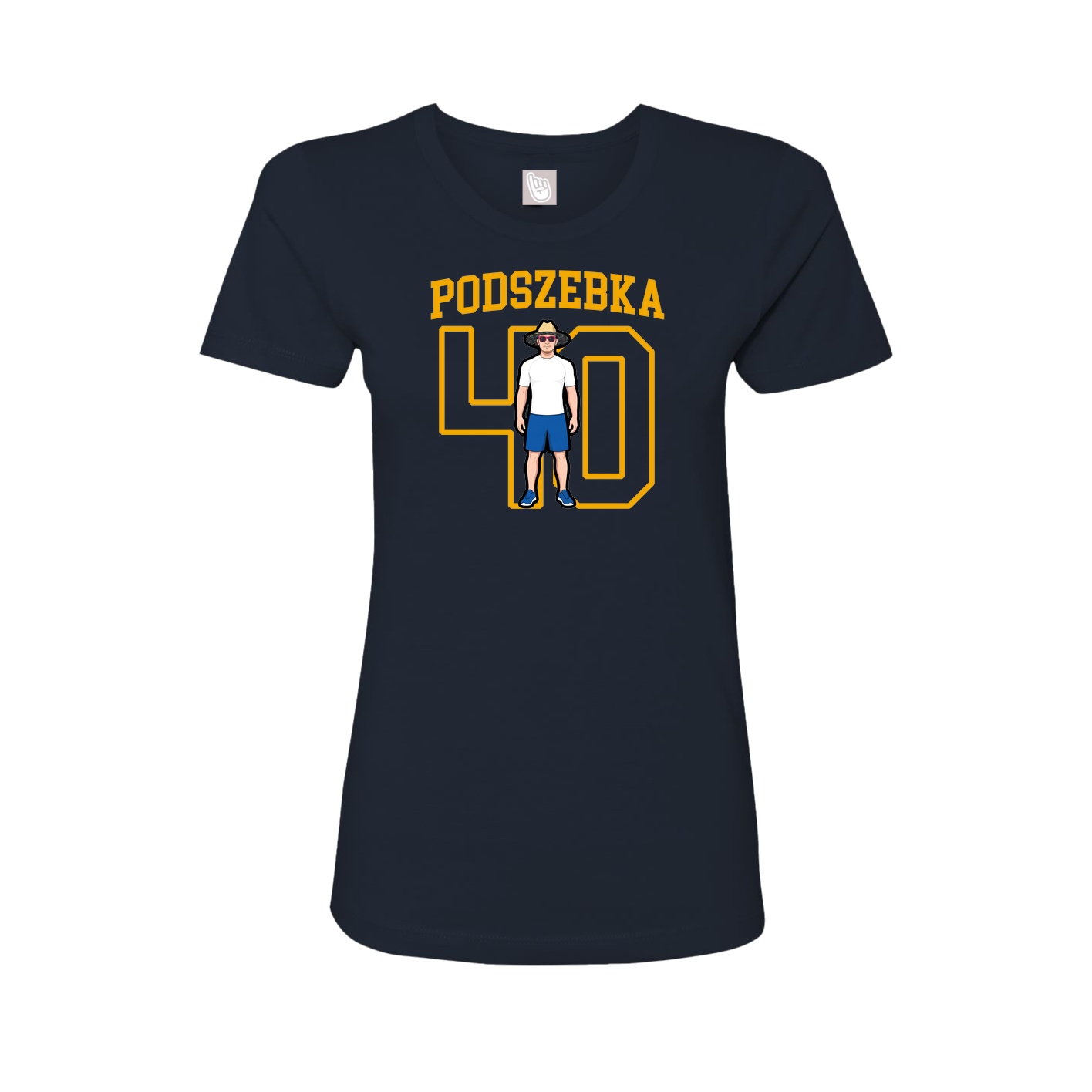 Fitted Women's Tee — Shirsey in Navy