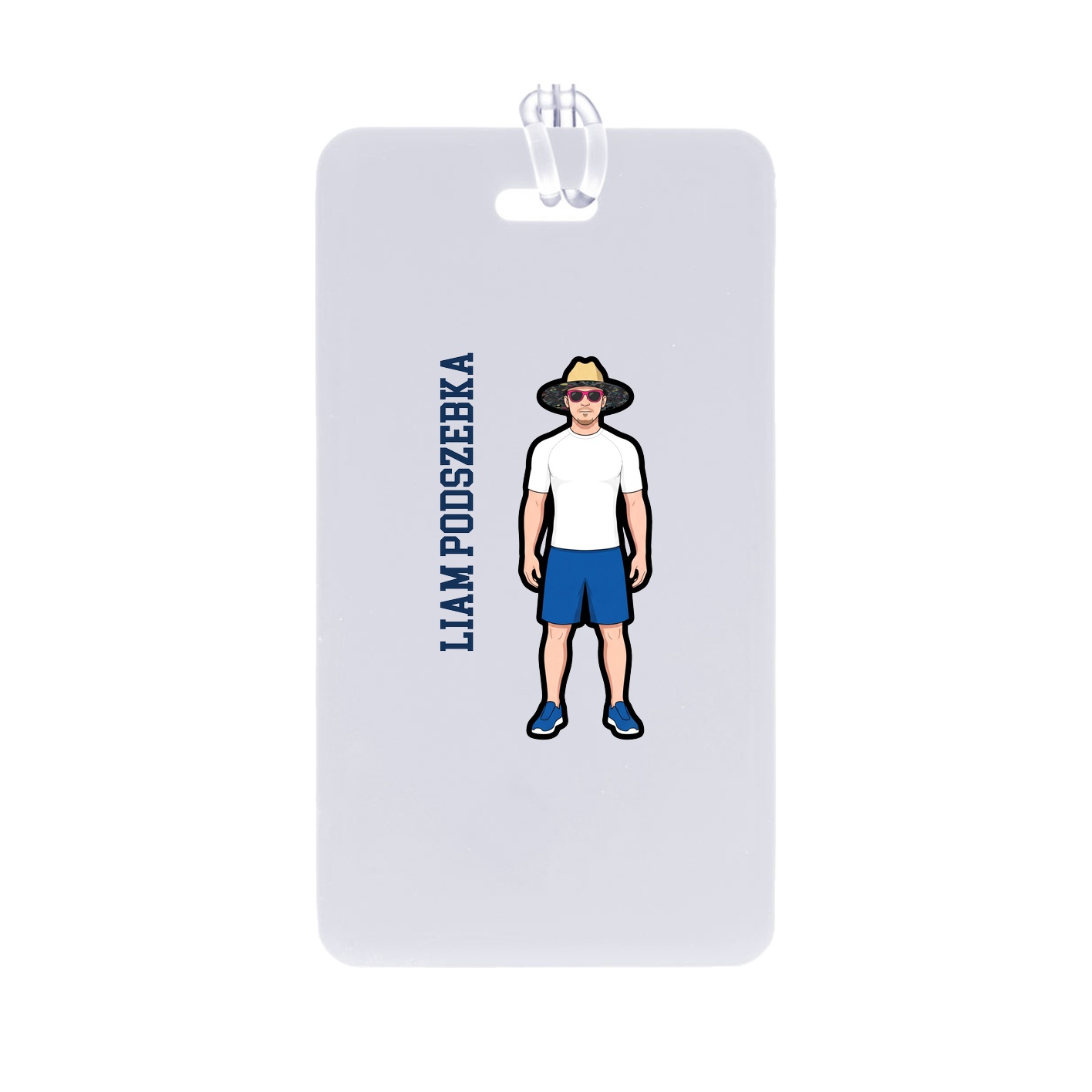 Bag Tag — Name Vertical in Classic