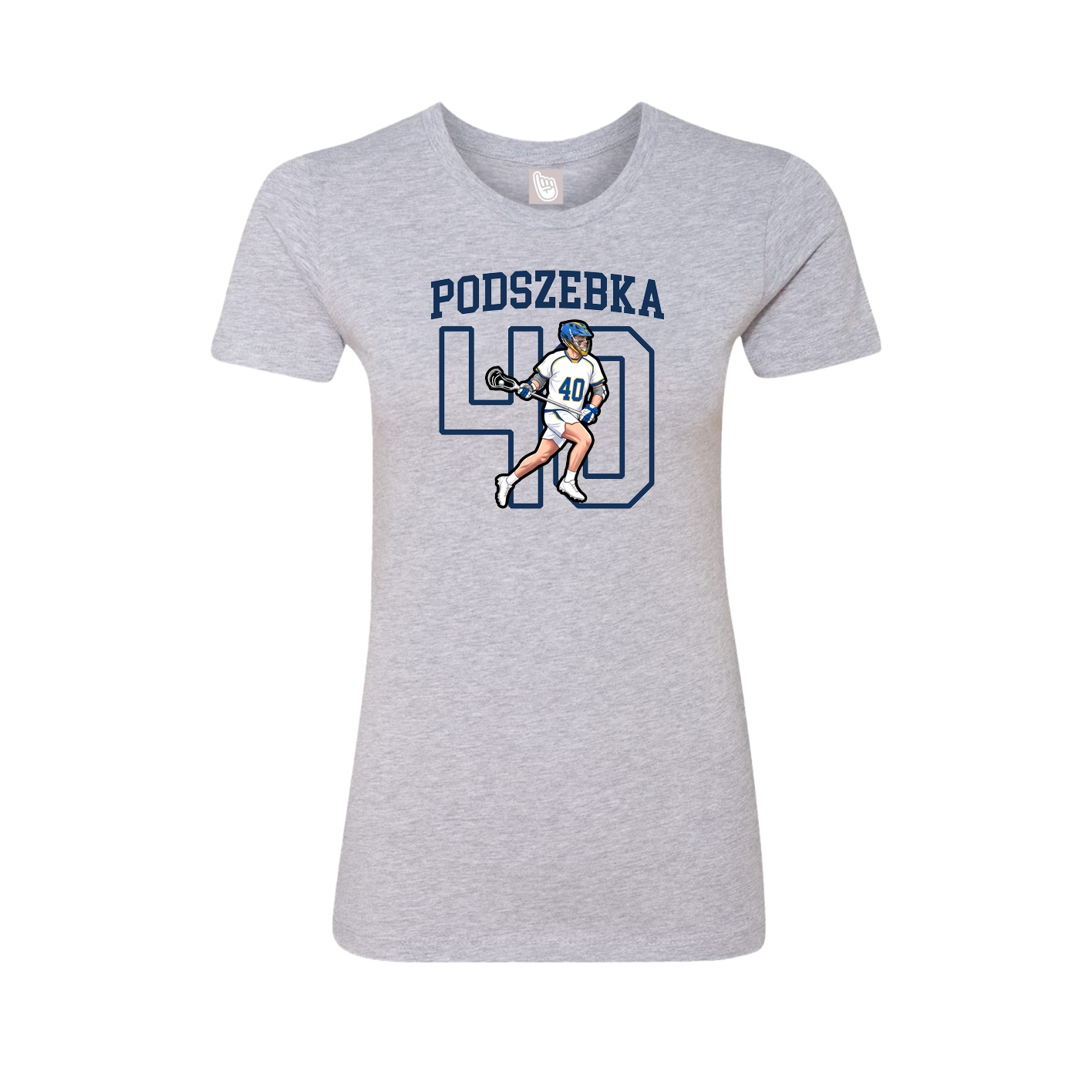 Fitted Women's Tee — Shirsey in Grey