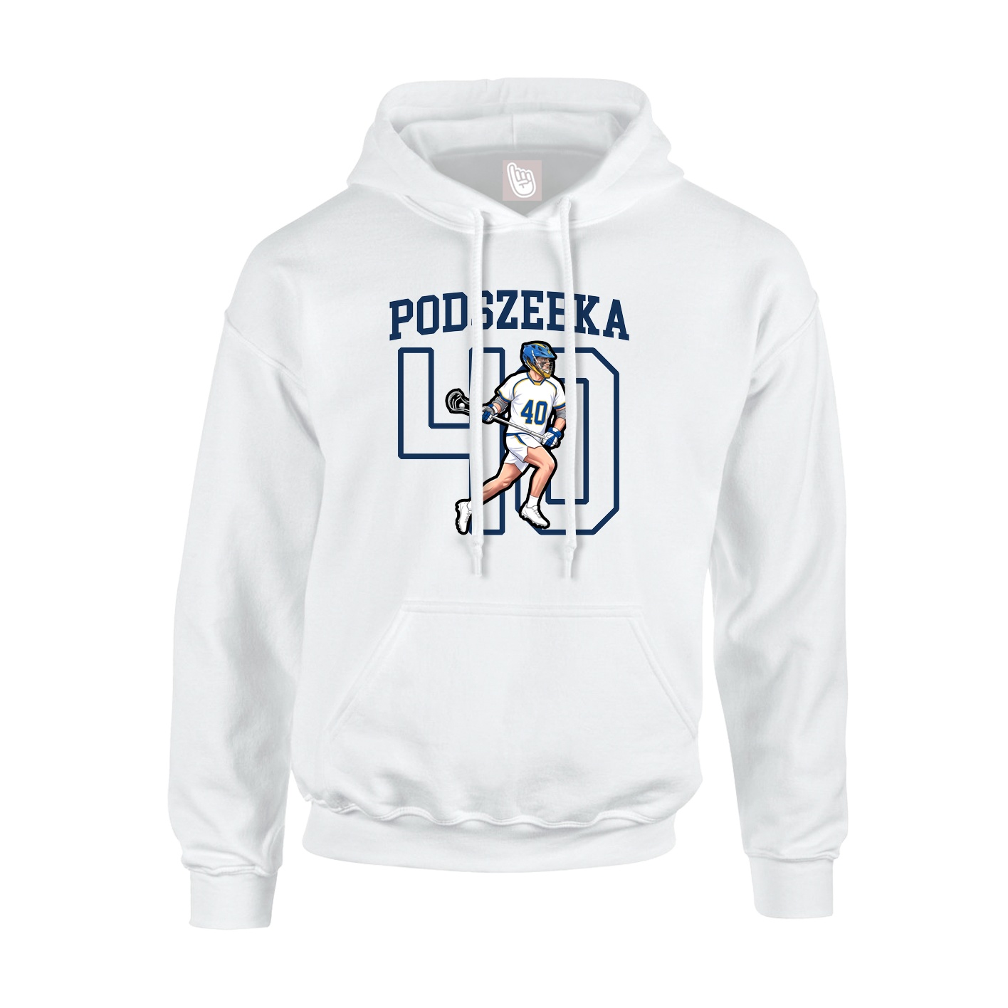 Hoodie — Shirsey in White