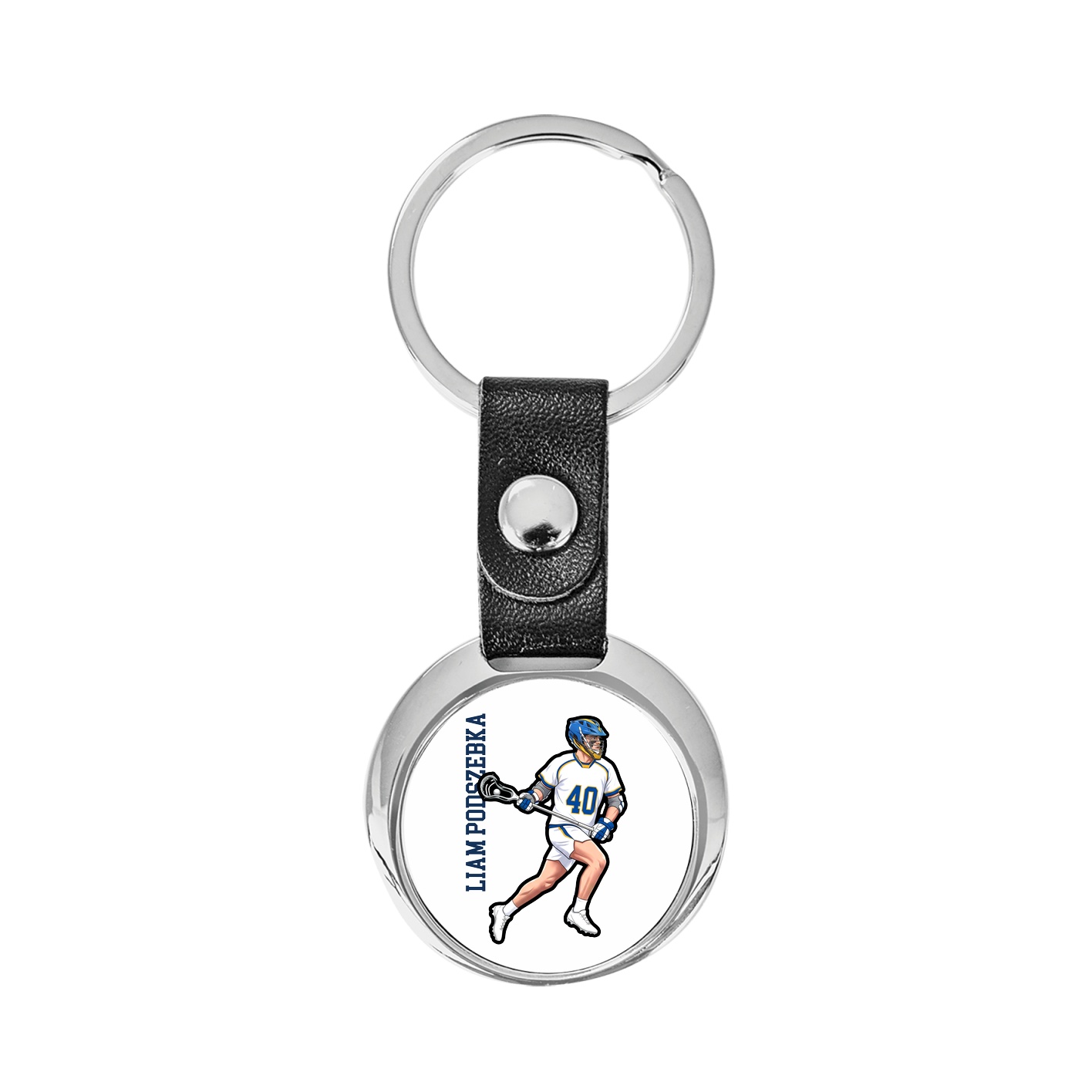 Key Chain — Name Vertical in Classic
