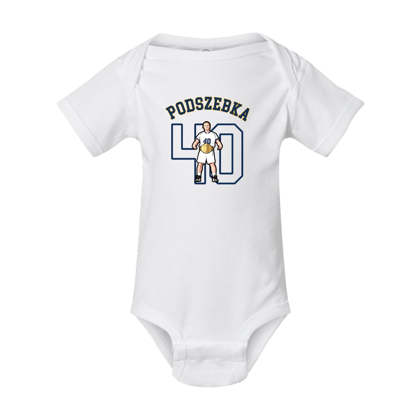 Baby Onesie — Shirsey Arch in White