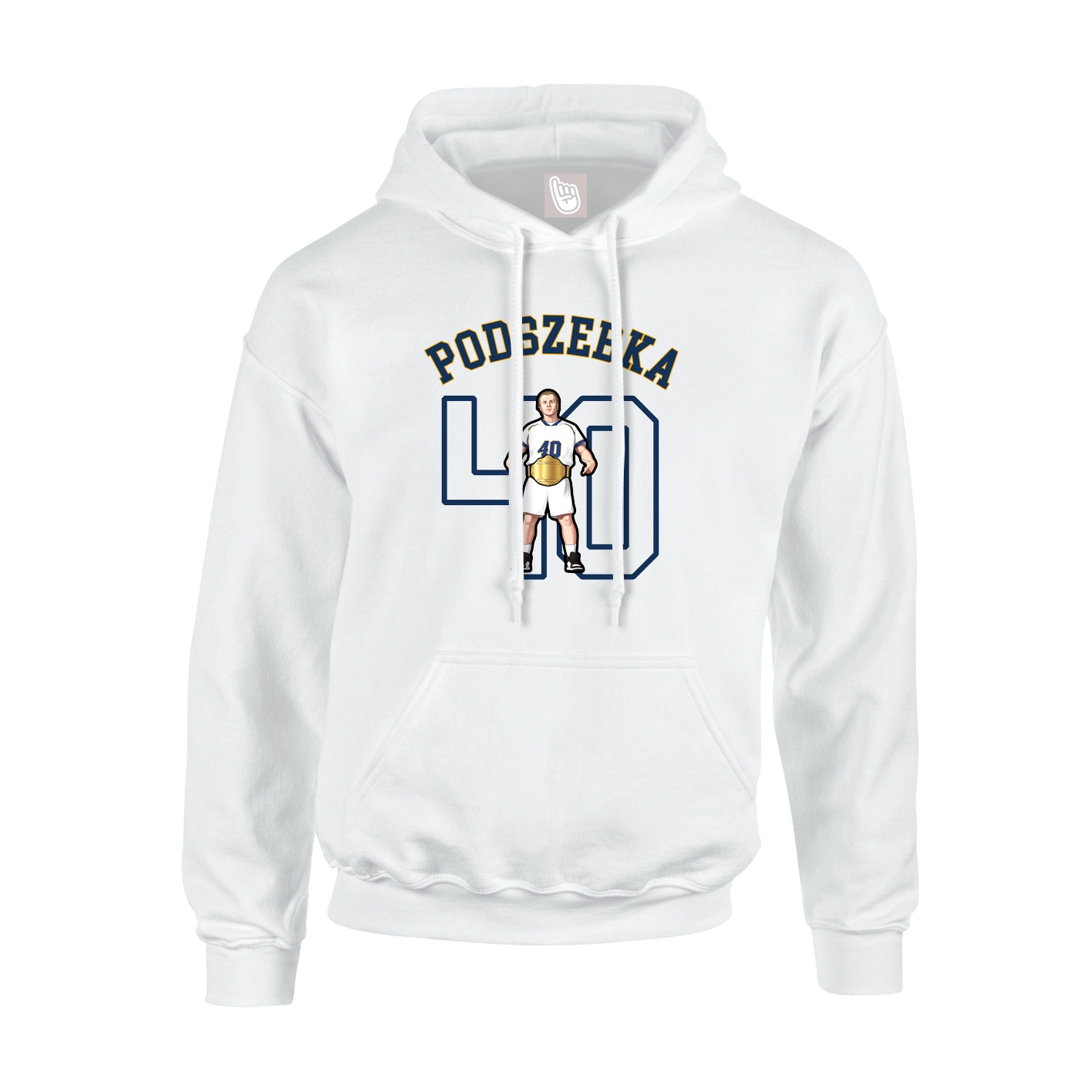 Hoodie — Shirsey Arch in White