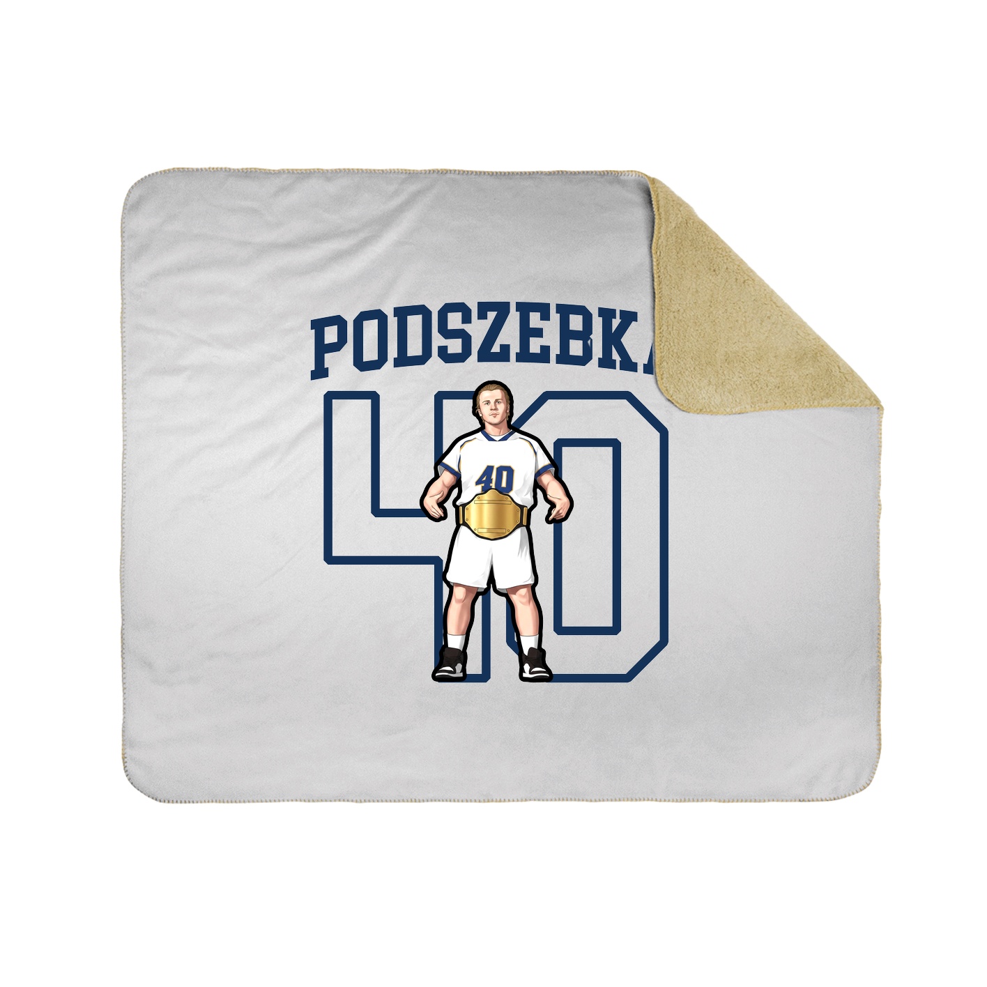 Throw Blanket — Shirsey in White