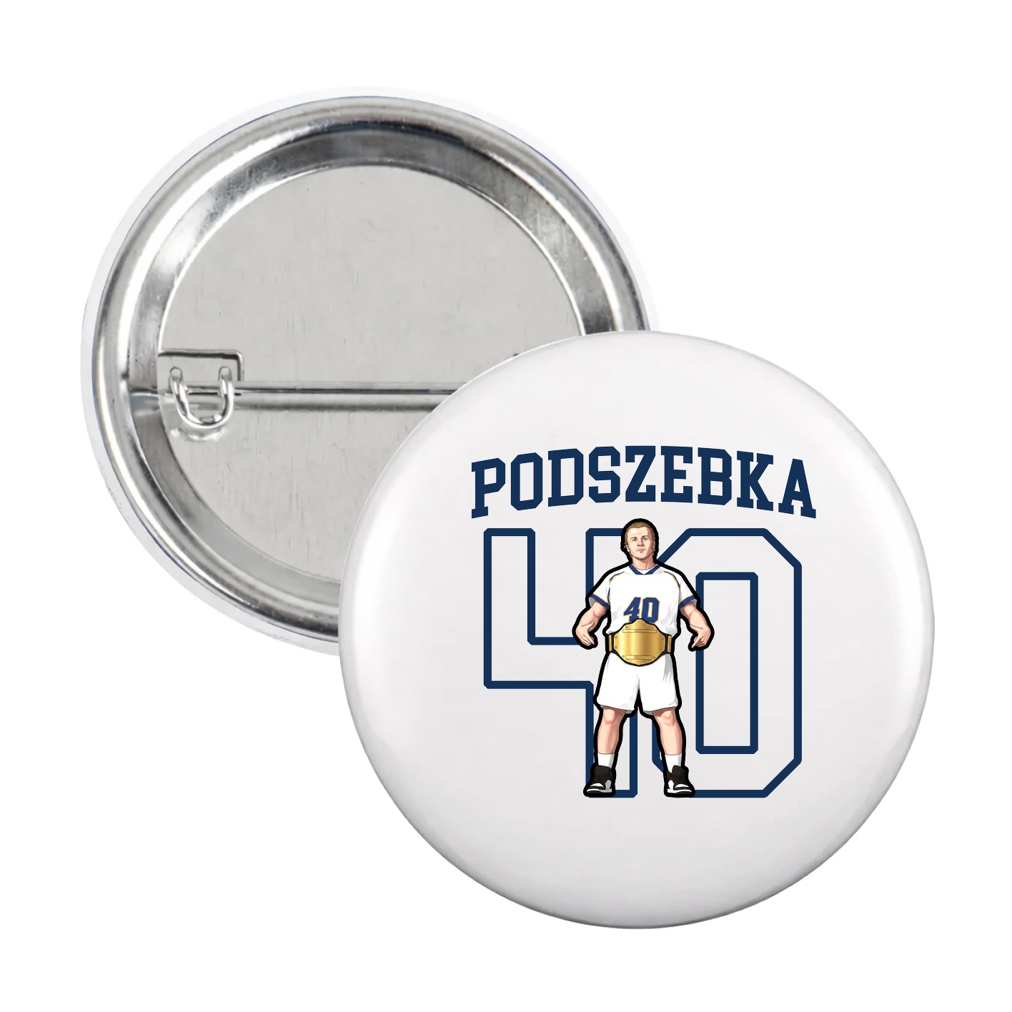 Game Day Button — Shirsey in White