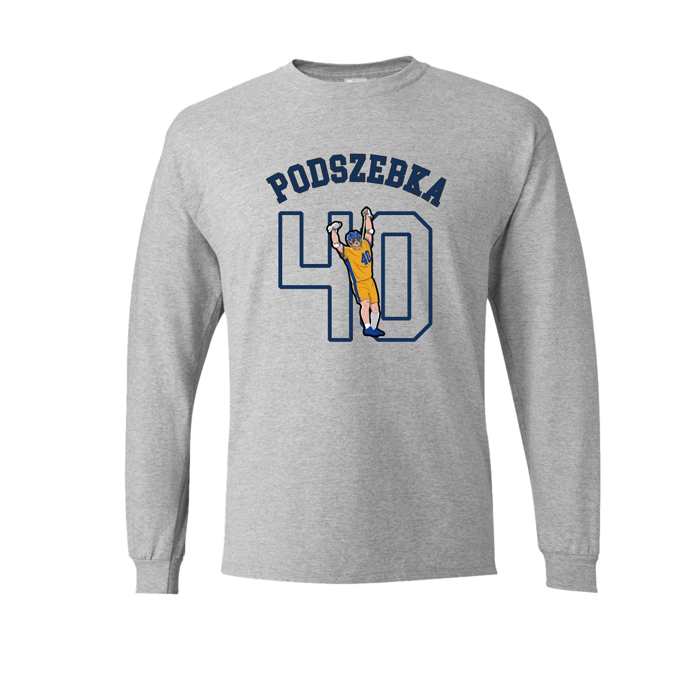 Long Sleeve Tee — Shirsey Arch in Grey