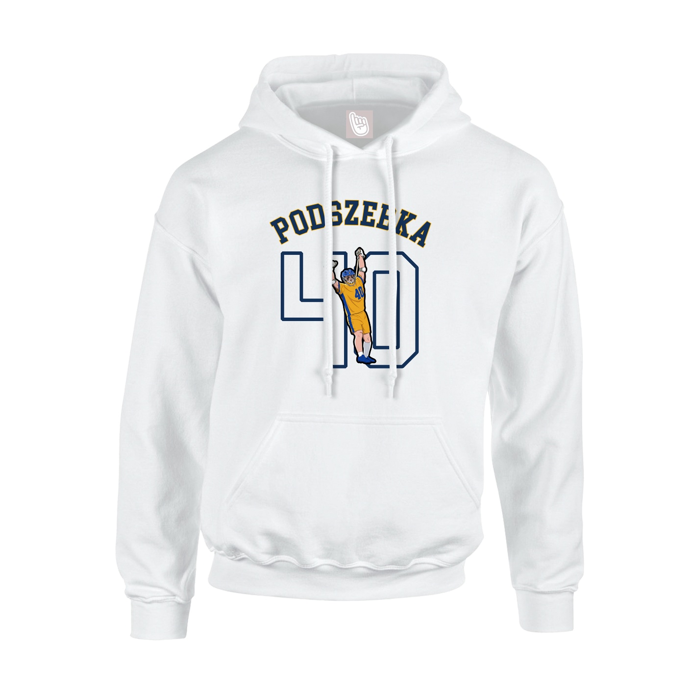 Hoodie — Shirsey Arch in White
