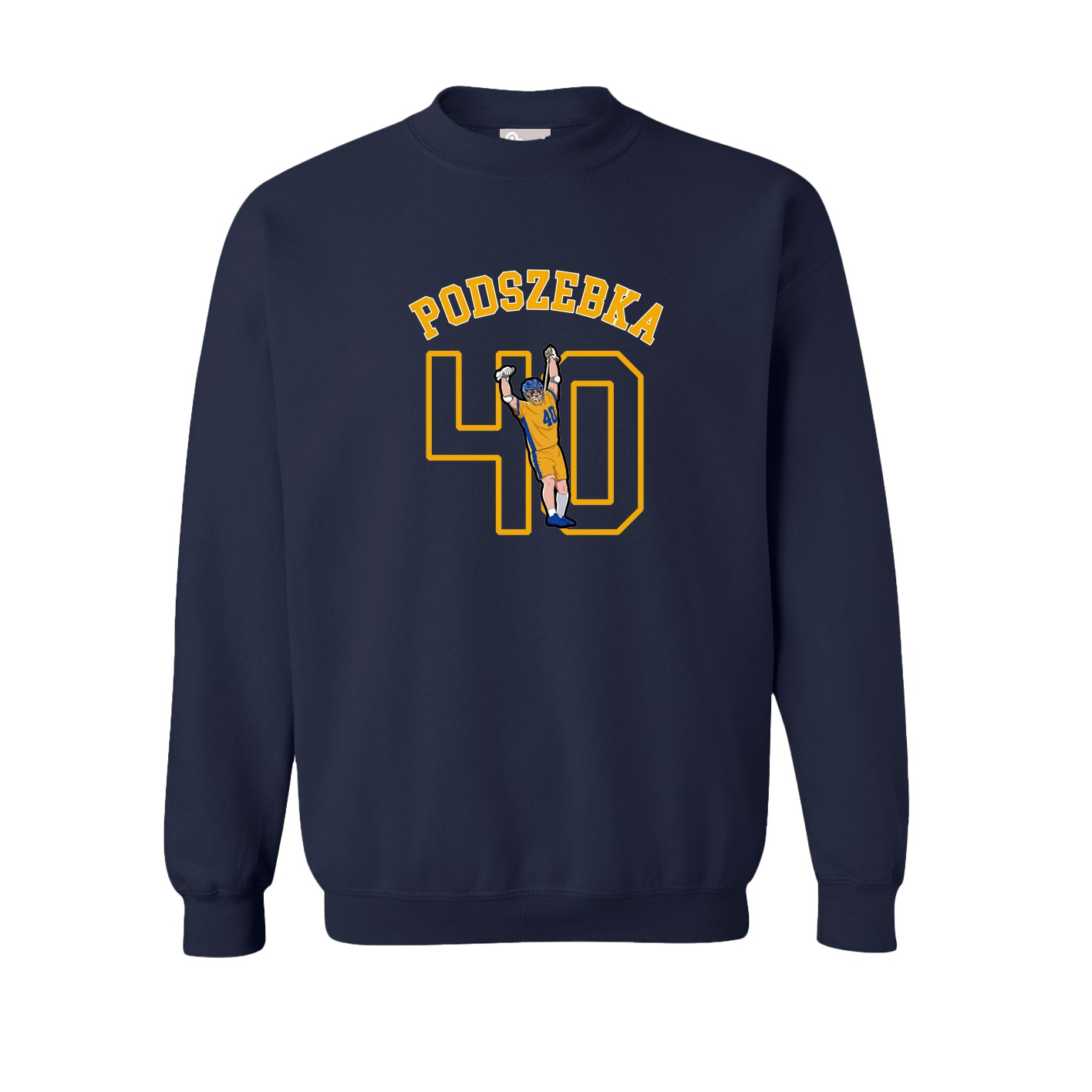 Fleece Crew — Shirsey Arch in Navy