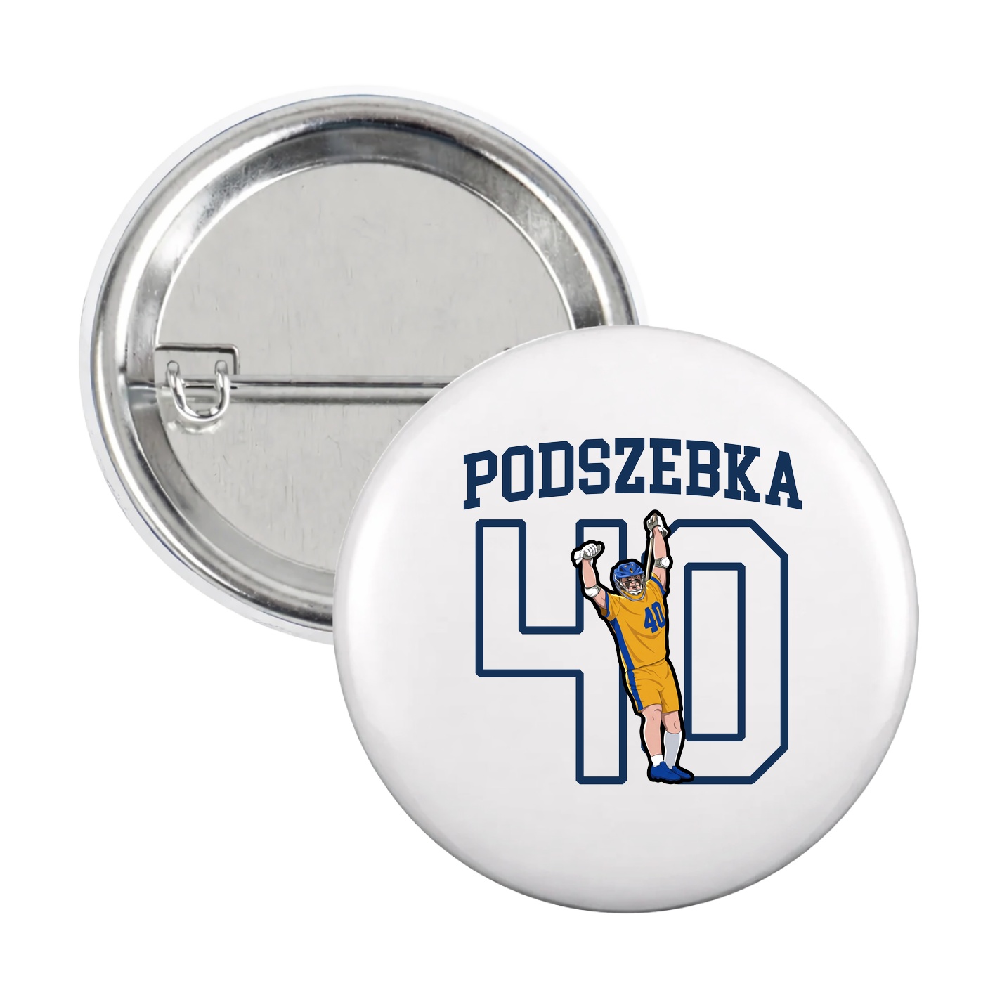 Game Day Button — Shirsey in White