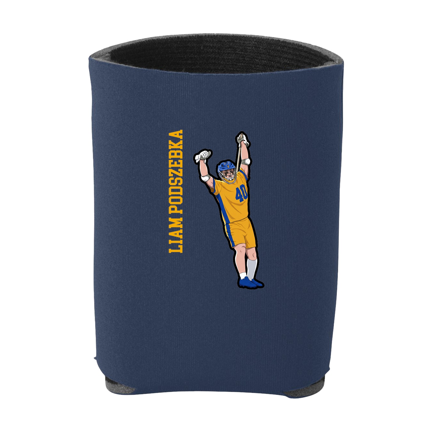 Can Holder — Name Vertical in Navy