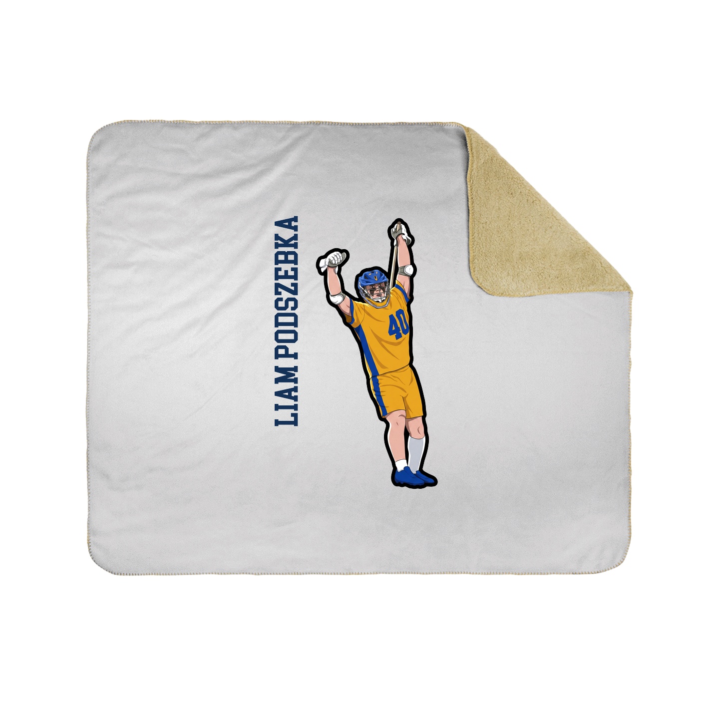 50x60 Sherpa Lined Throw Blanket